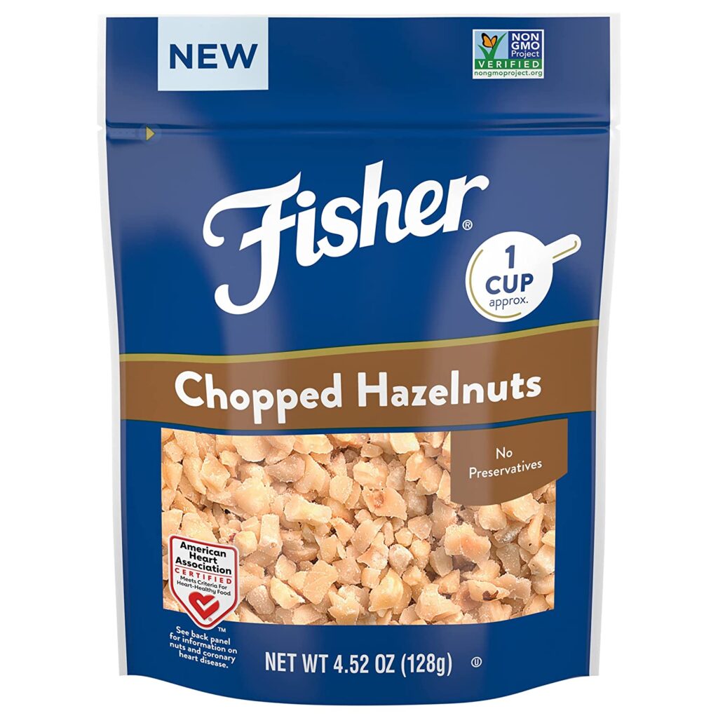 Hazelnuts Chopped Unsalted Culinary One-Cup 4.52 Ounces