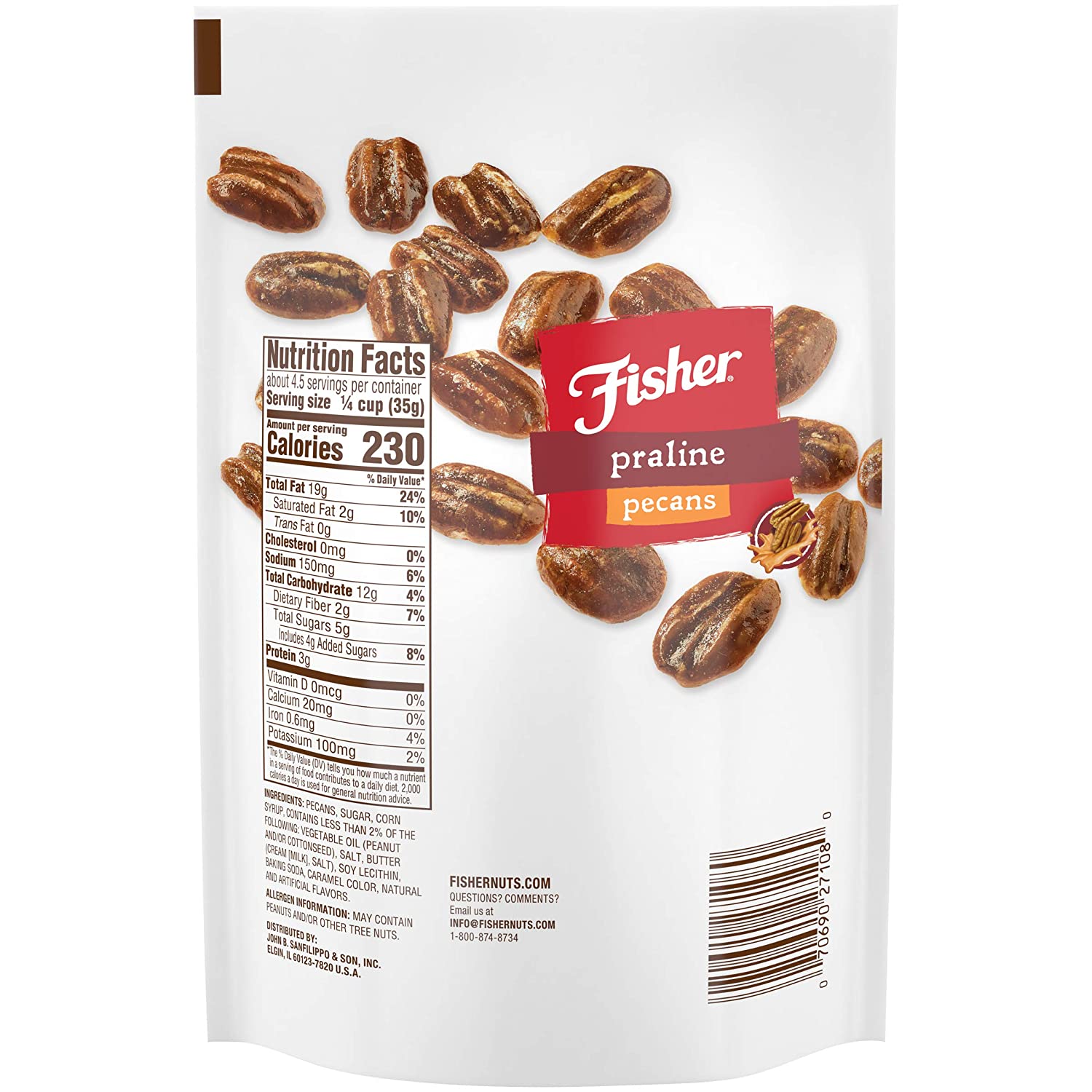 Praline Pecans, 5.5oz – Fisher Nuts