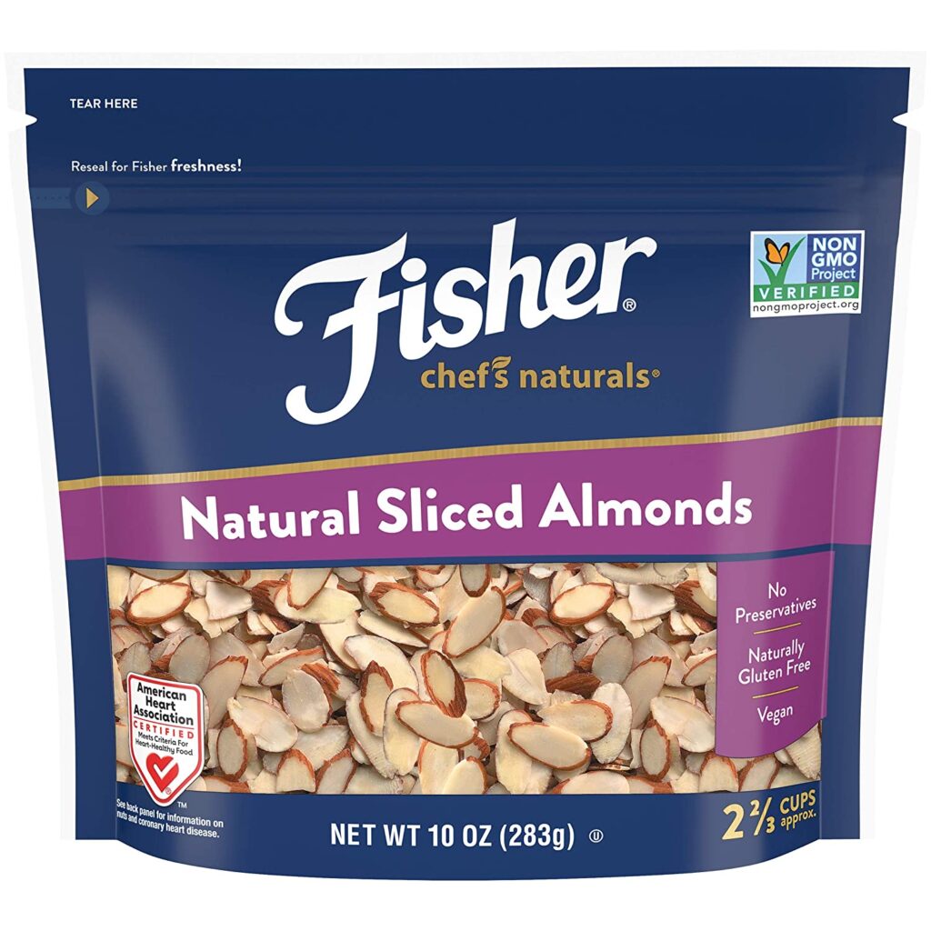Natural Sliced Almonds, 10 Ounces