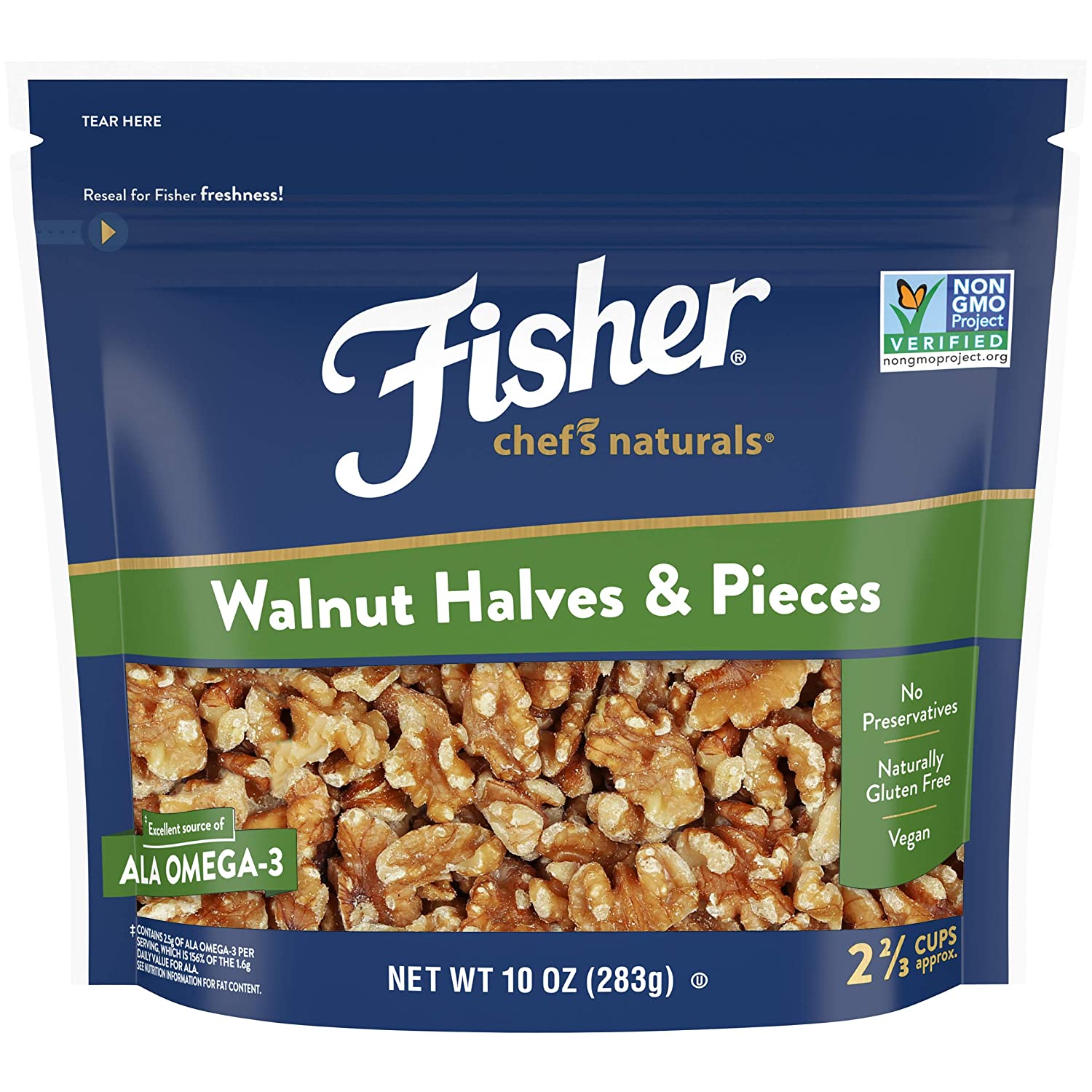 Walnut Halves & Pieces, 10 Ounces