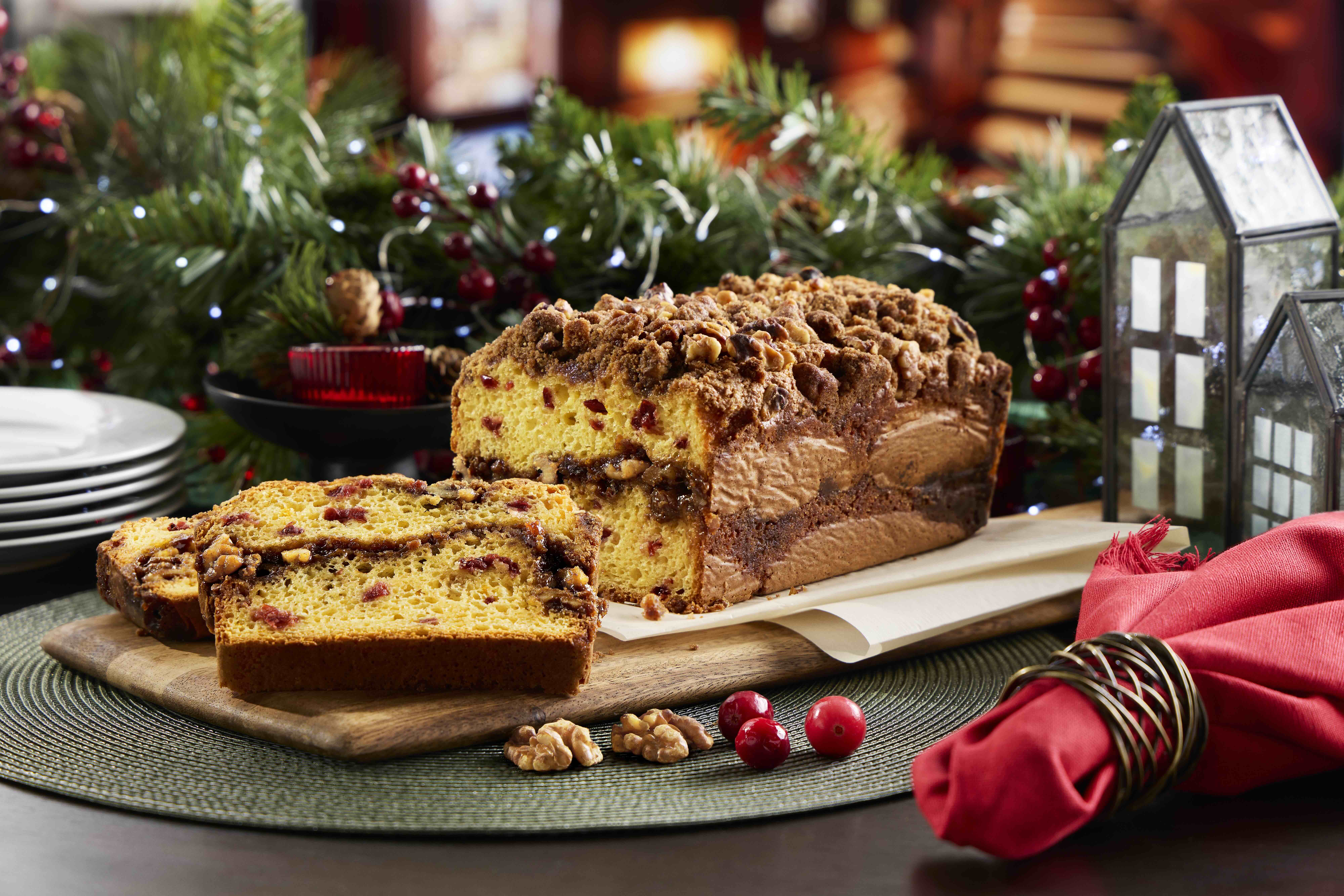 Cranberry Walnut Coffee Cake