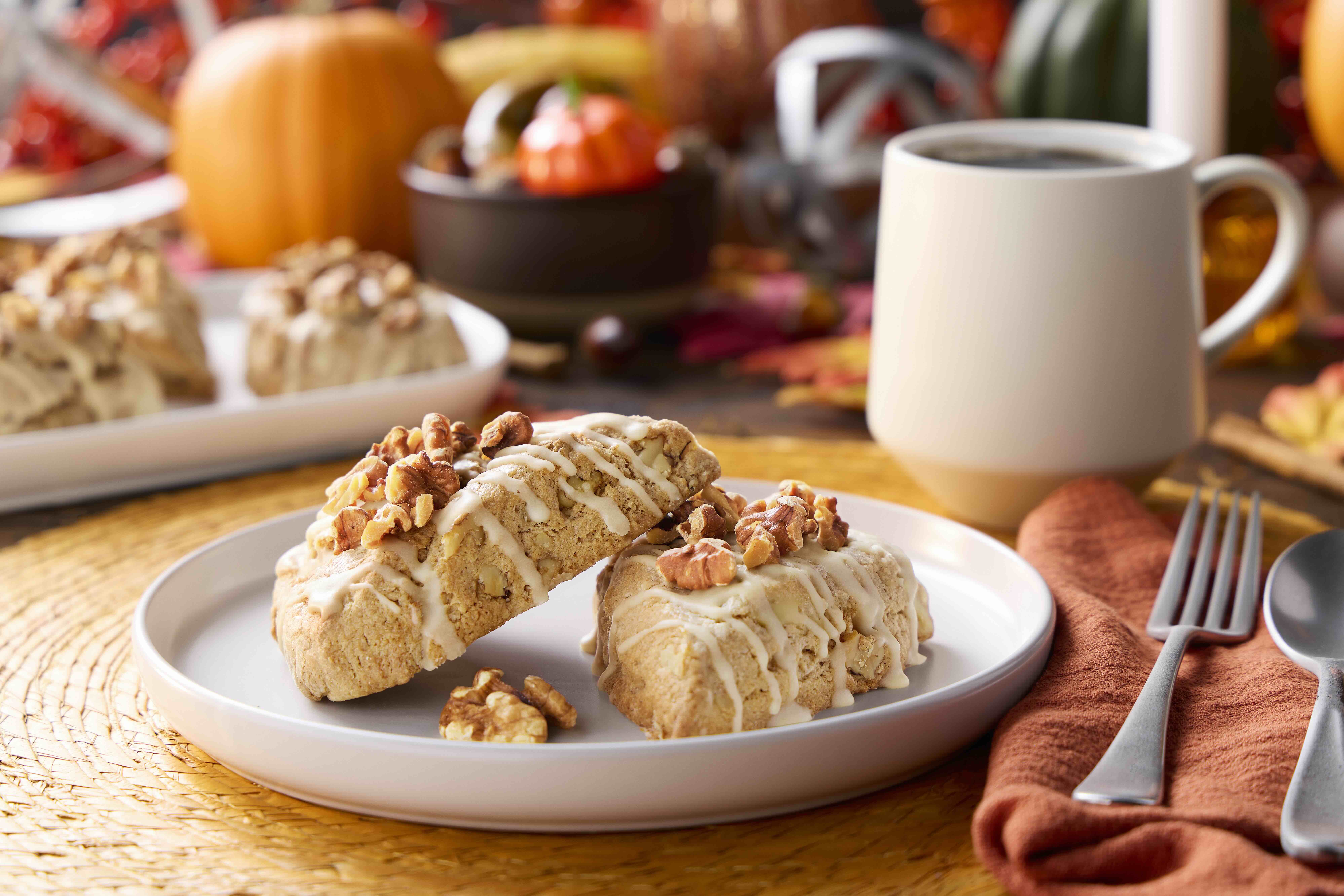 Maple Walnut Cake Scones